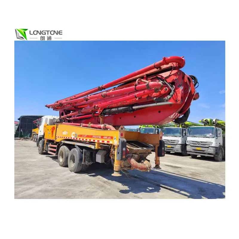 concrete pump truck pumping machine widely used howo chassia concrete pump truck