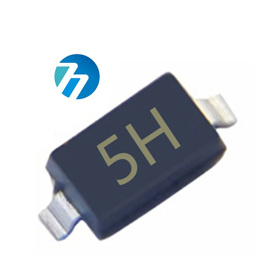 SMD Zener Diode MM1Z16 Mark: 5H Power 0.5W Current 5mA Voltage 16V Package SOD-123 Original Direct Sales In Stock
