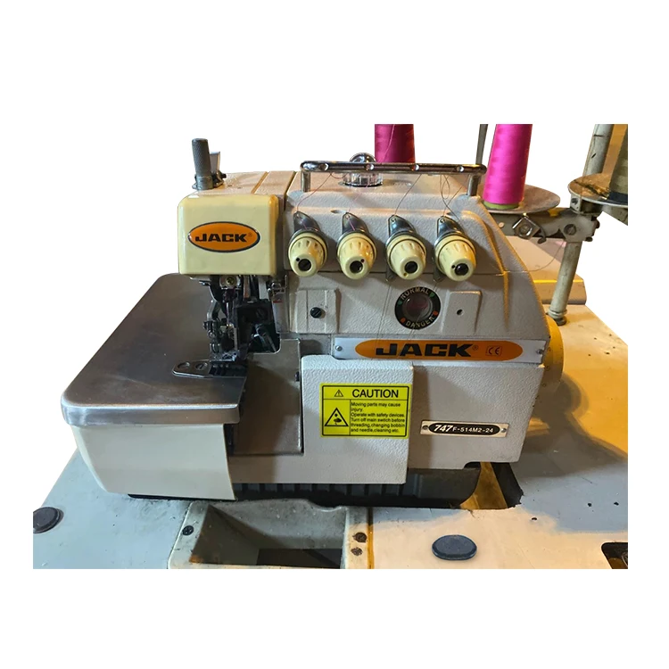 
cheap jack 747 electric used sewing machine overlock 