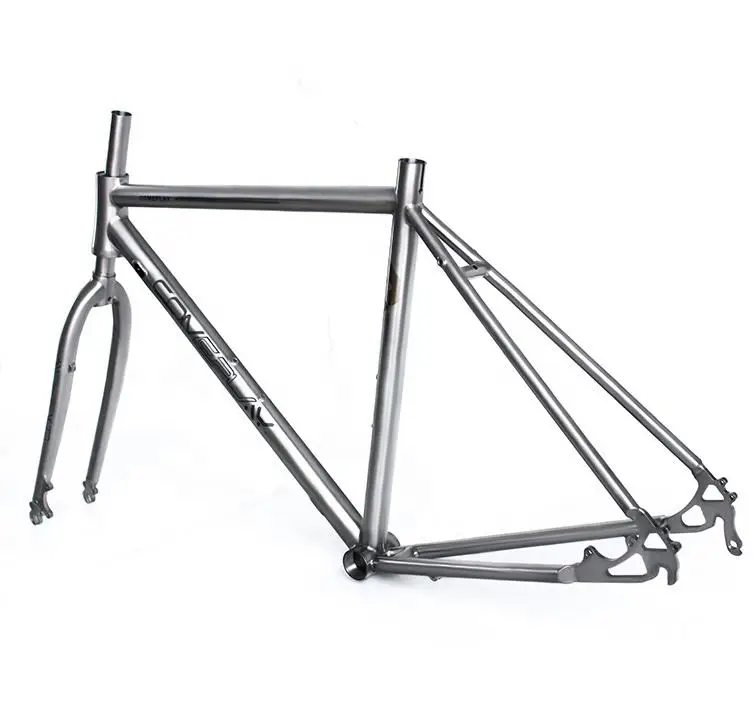 Titanium Alloy Grade 9 Ti3Al2.5V BB68 Road bicycle bike frame made in China