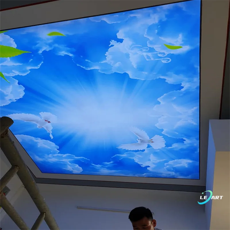 CONSTRUCTION & REAL ESTATE Top Ranked products blue sky pvc stretch ceiling panels for bathroom