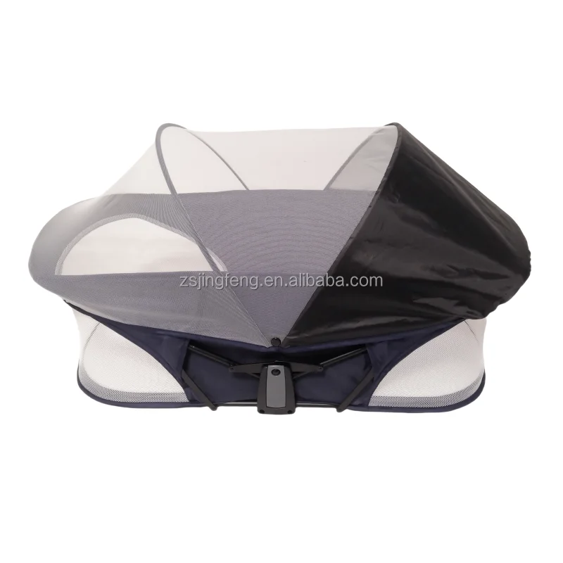 European Travelling Small Size Baby Bed Double Lock Easy To Carry Newborn Foldable Travel Cot  OEM Outdoor Pop Up Baby Crib