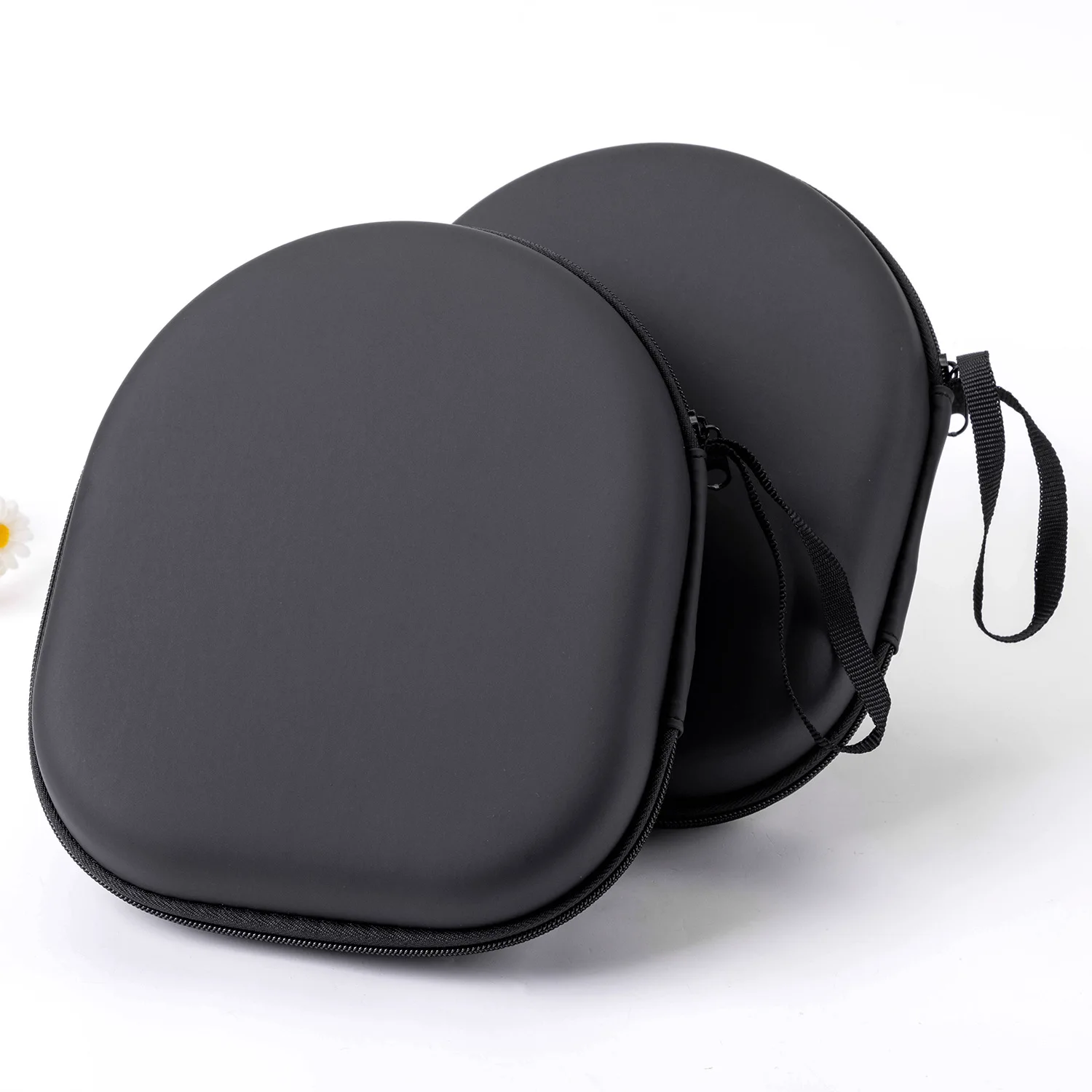 Оптовая продажа Портативная сумка для наушников EVA дорожная черная водонепроницаемая хранения