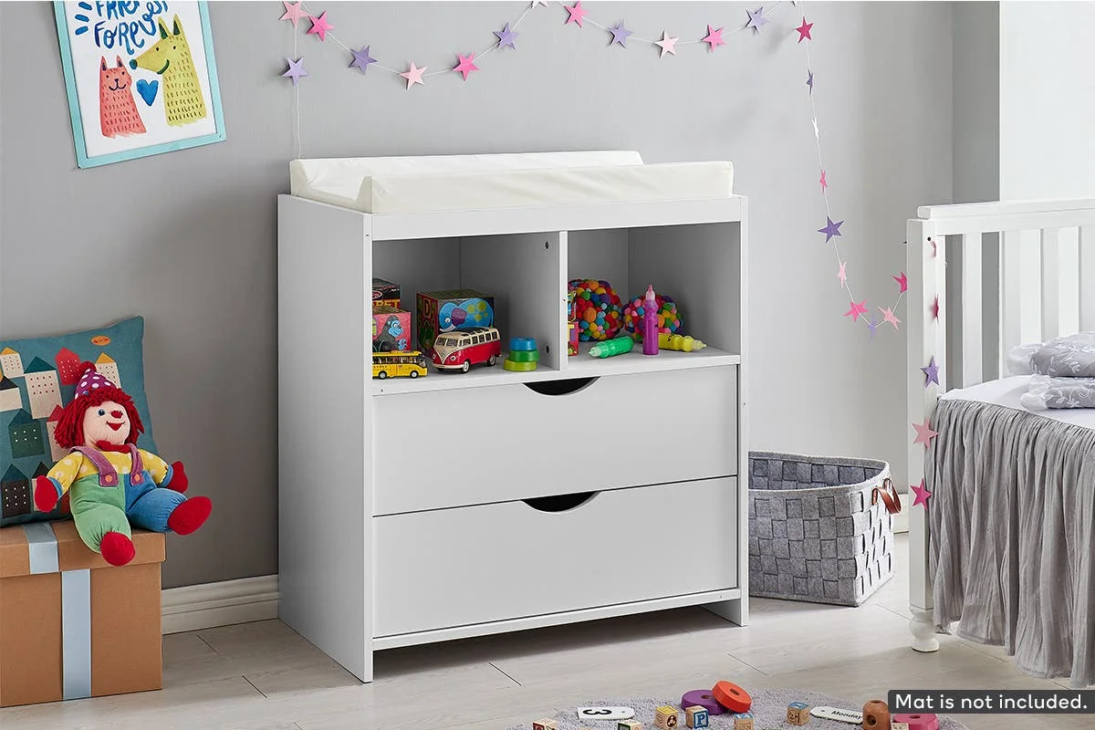 Devon 2 Drawer Storage Unit Storage cabinet drawer chest drawer cabinet bedroom set