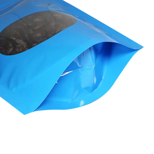 China Factory Sale Metallic Zip Lock Stand Up Tea Pouch,Stand Up Pouch Bag With Zipper