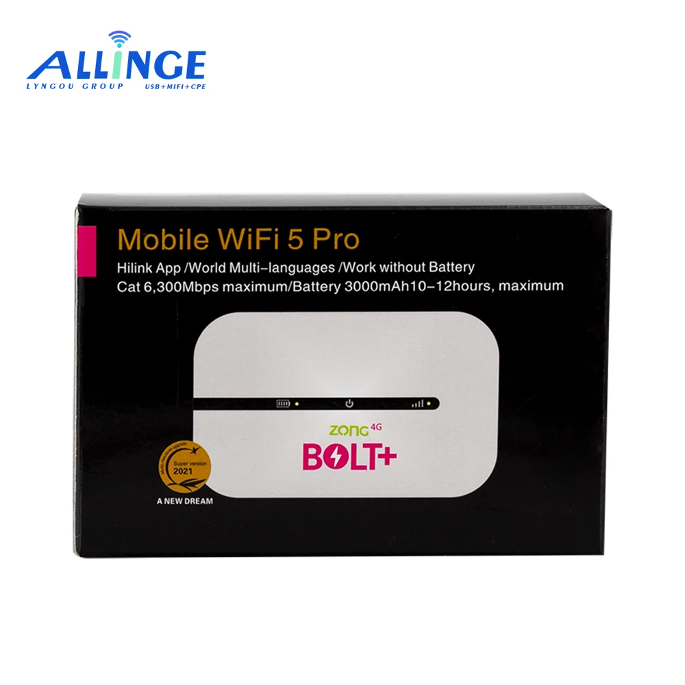 ALLINGE MDZ2532 3000 мАч батарея 4G LTE маршрутизатор 150 Мбит/с E5576 E5576-320 беспроводной с слотом для