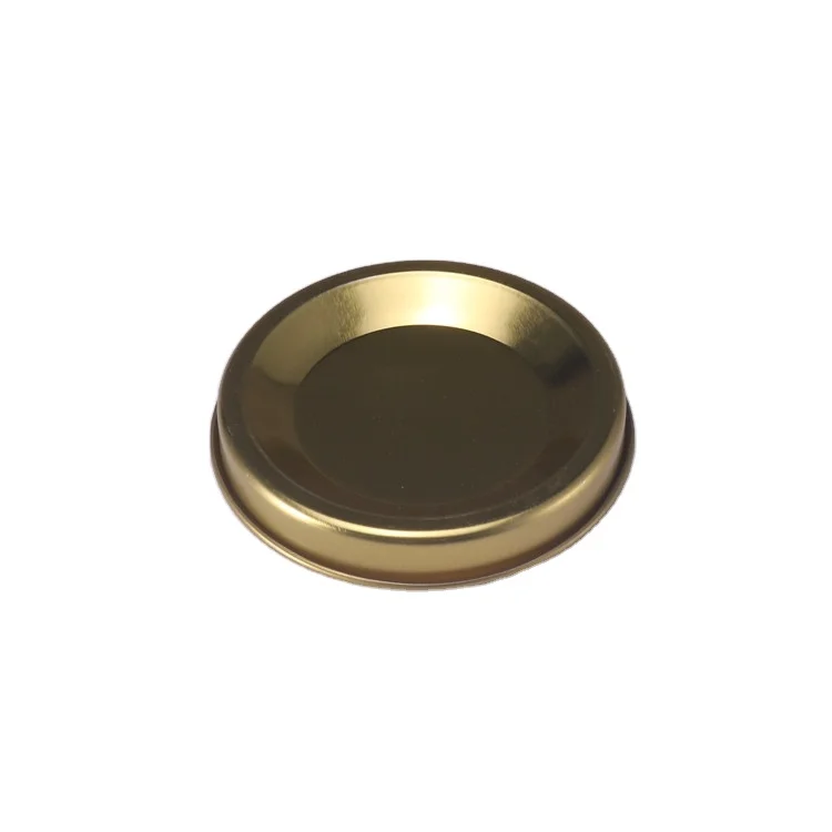 83mm Removable Top Metal Lid Cap Plug Tinplate Can Cover For Paper Tube