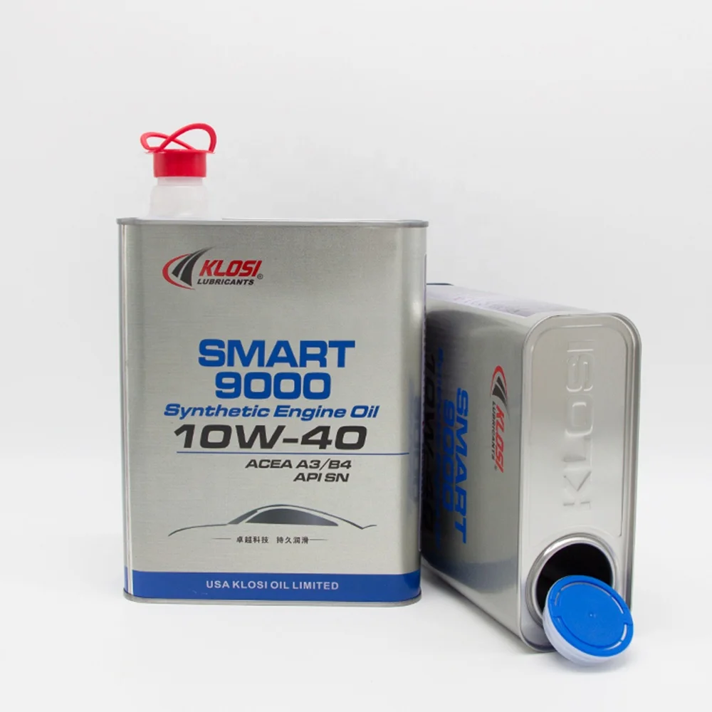 CMYK 2L автомобильные металлические квадратные банки для смазочного масла пустые моторного краски