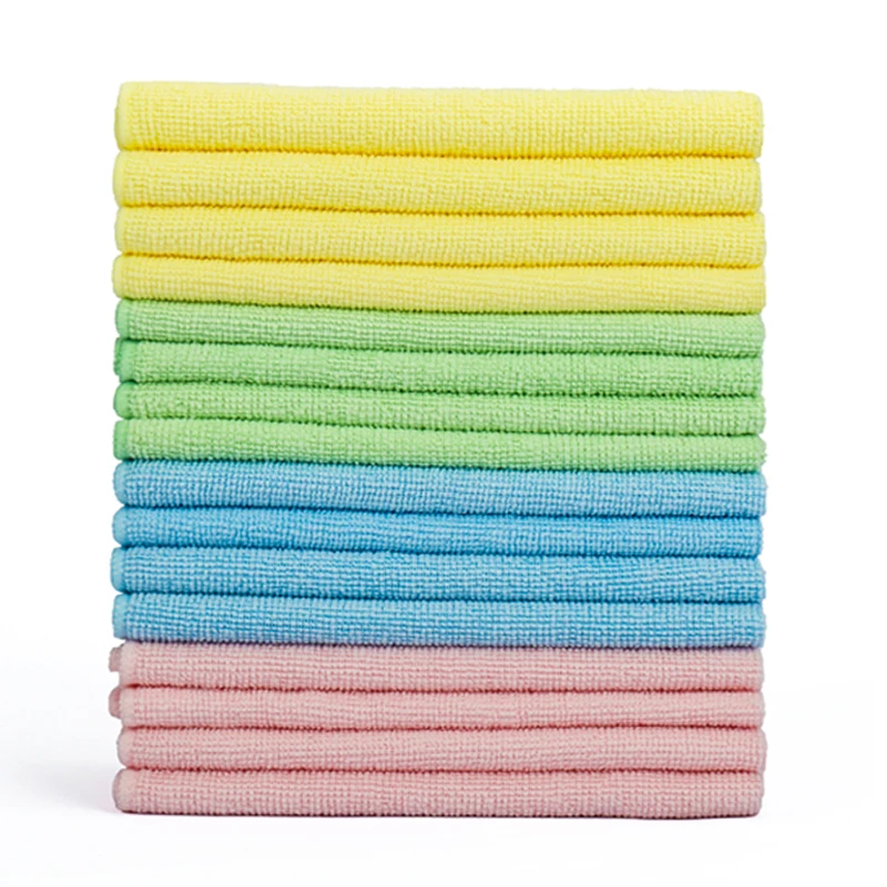 Fabric Wipe Custom Coral Fleece Hand Towel Microfiber Cleaning Cloth Dish Cloth Clothes
