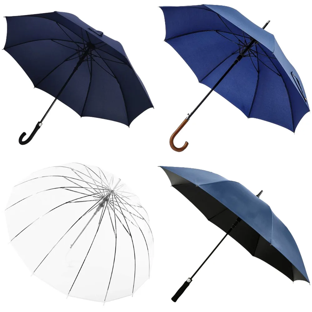Extra Large Size Long Handled Wind-Proof Fiberglass Automatic Advertise Business Gift Golf Umbrellas-Factory Outlet Umbrella