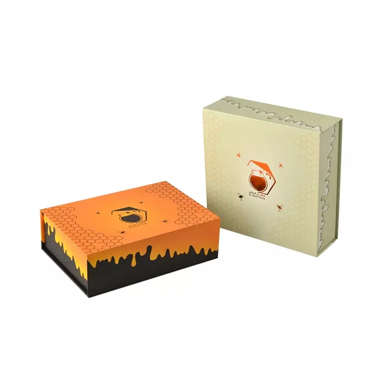 Luxury Honey Bee Jar Bottle Packaging Boxes Honey Box