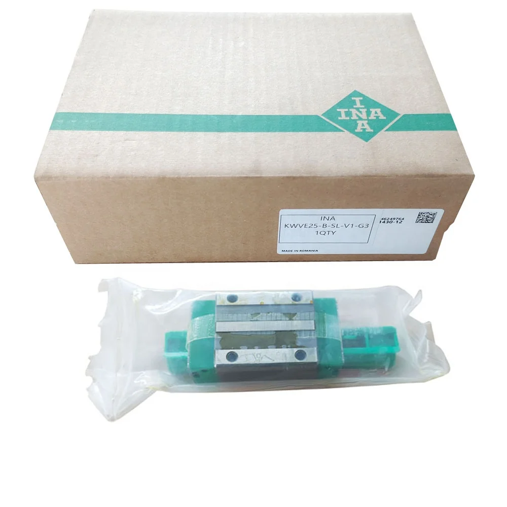 Линейная рециркуляционная шарикоподшипниковая каретка KWVE 25 KWVE25-B-SL-V1-G