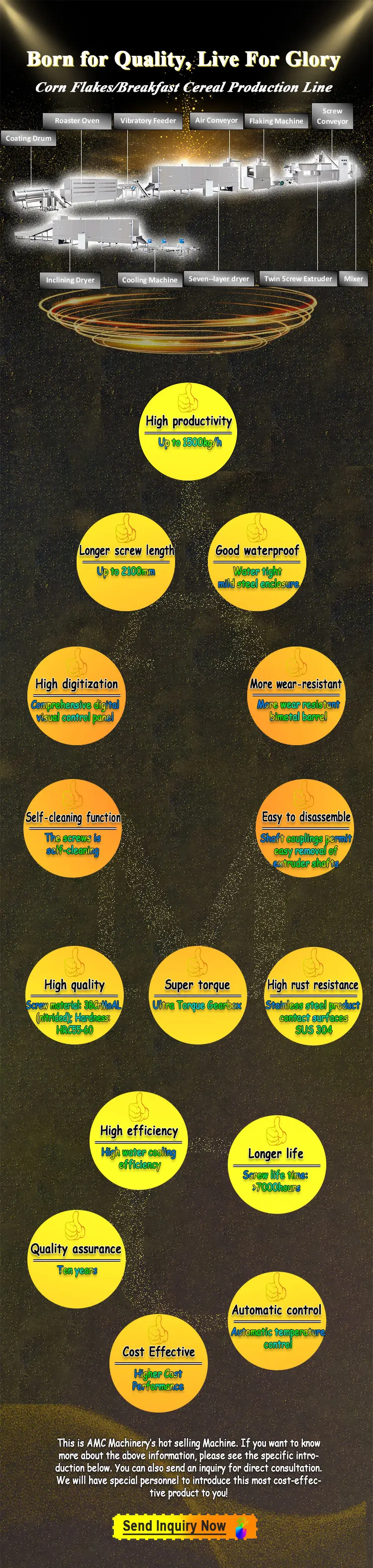 nachos chips production line