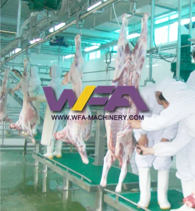 Complete Abattoirs 50-200 Sheep Per Day Abattoir Conveyor Systems for Goat Lamb Slaughter Meat Processing Equipment