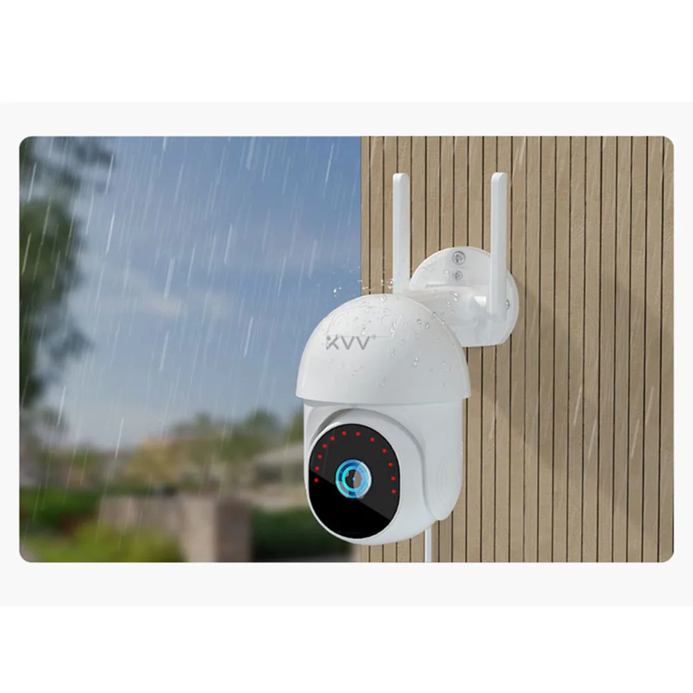 Original xiaomi mi Xiaovv 3MP 2 way Outdoor IP65 waterproof Security  PTZ IP Camera Colorful In Night Smart WiFi cctv Camera