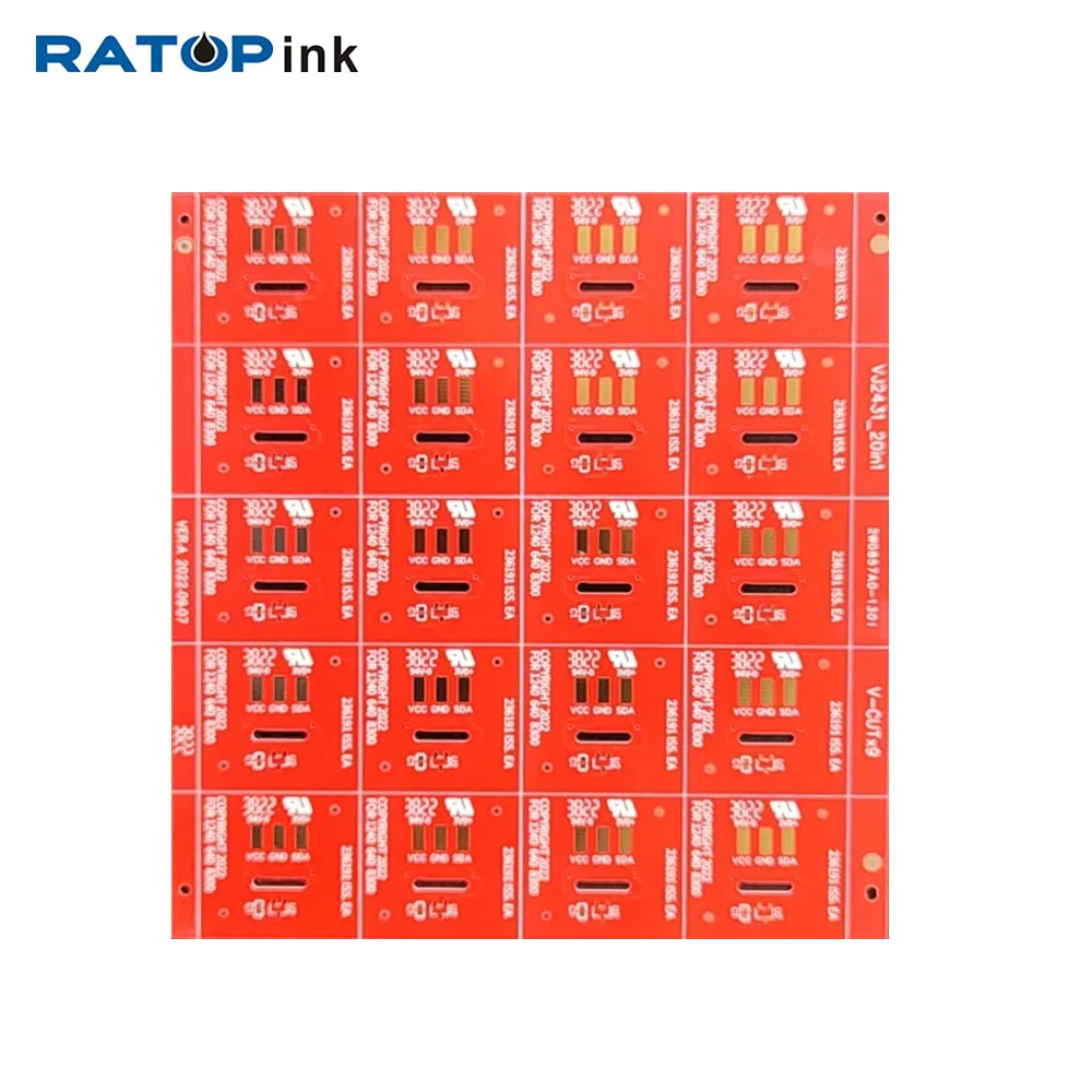 Compatible make up solvent V7205-D V7206-D chip for V-JET ink 1240 1280 1580 1880 inkjet printer