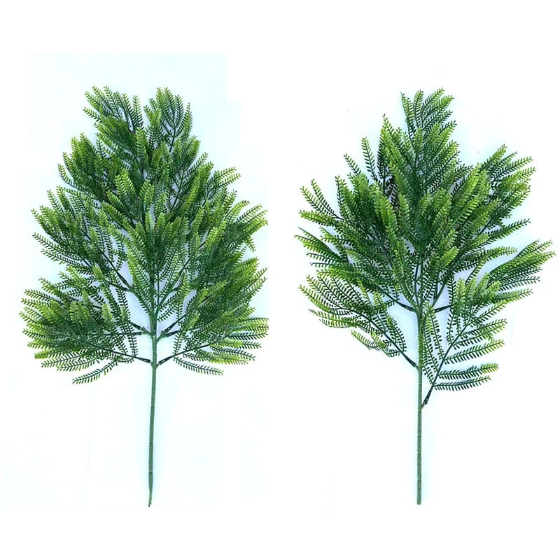 Yopin-2247 Wholesale Artificial Real Touch Mimosa Leaves For Home Decoration
