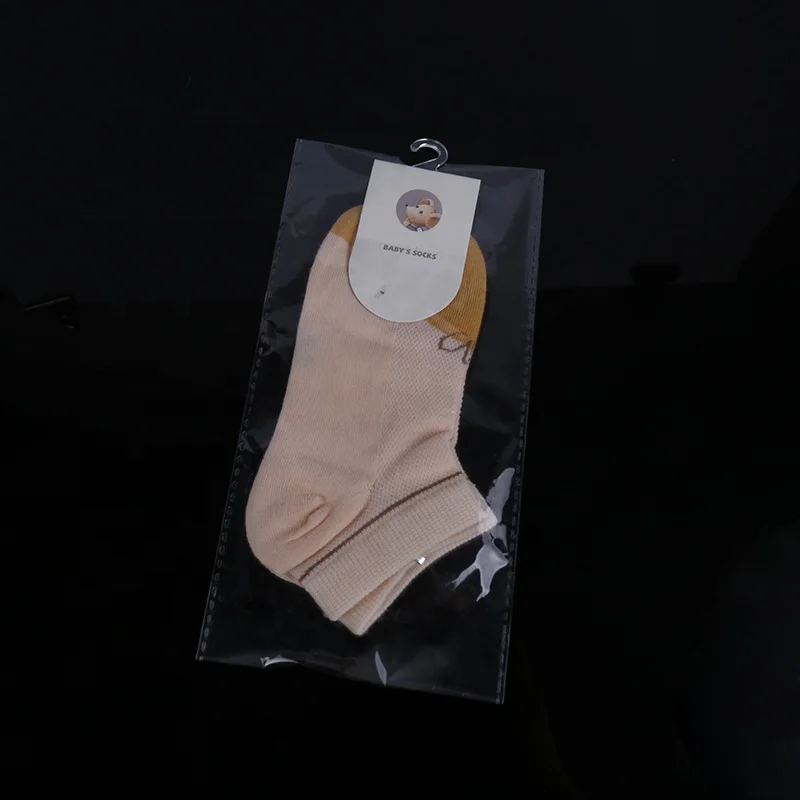 clothing socks pack in zip plastic packaging slider lock bag for clothes sock underpants zipper bags storage pouch with zipper
