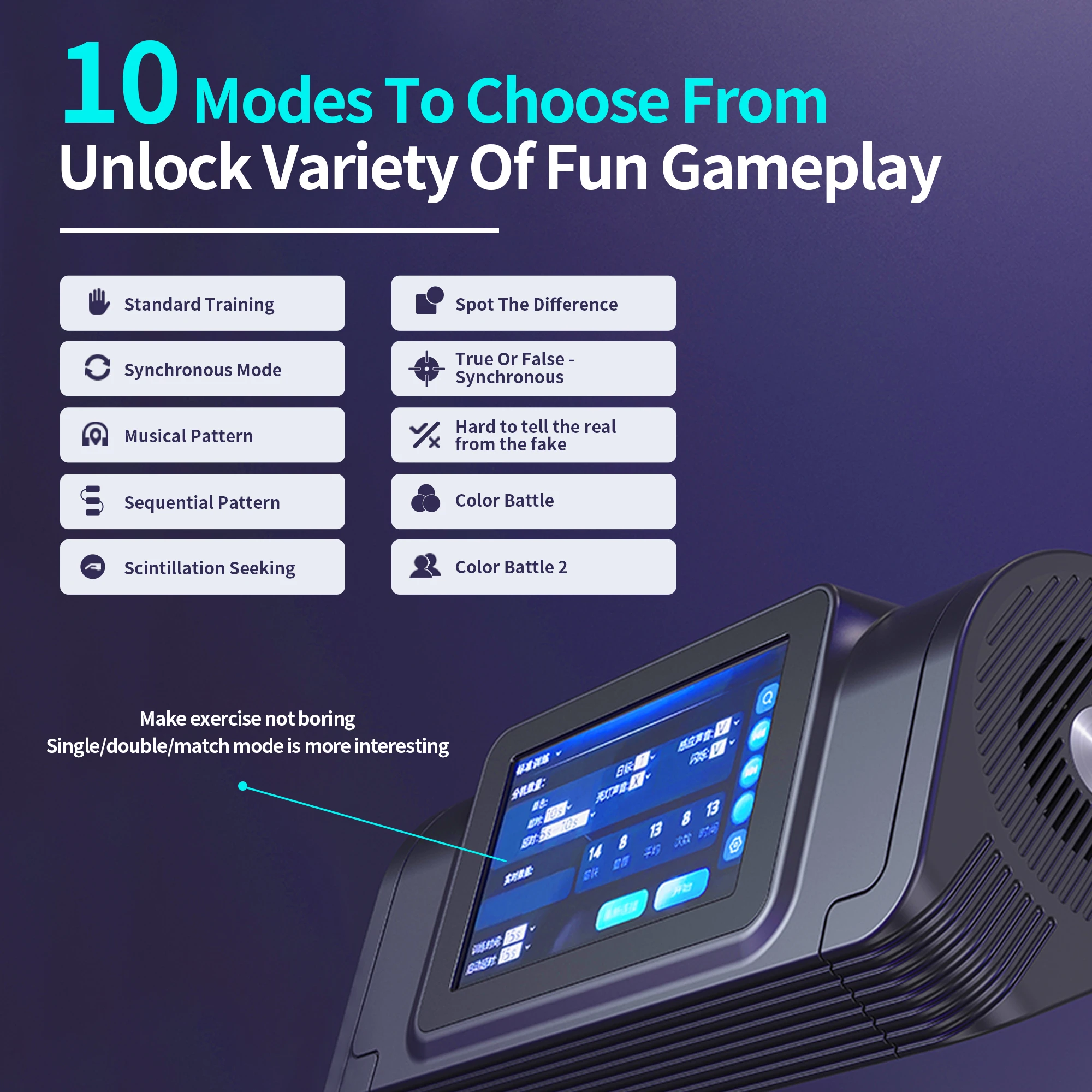 GORDON OEM Split Type New StyleWall Mounted Smart Boxing Wall Target Punching Bag Home Workout Equipment Music Boxing Machine