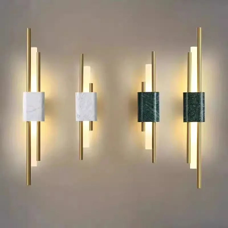 Simple Crystal Wall Lamp Modern Bedroom LED Glass Lights Living Room Indoor Decor Lighting Mirror Headlight Makeup Fixtures