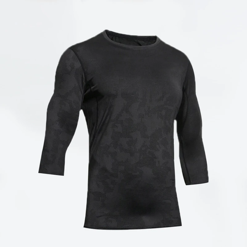 Fashion Quick Dry Fitness Basketball Clothes Tops Slim Fit Training Sports T Shirt Men