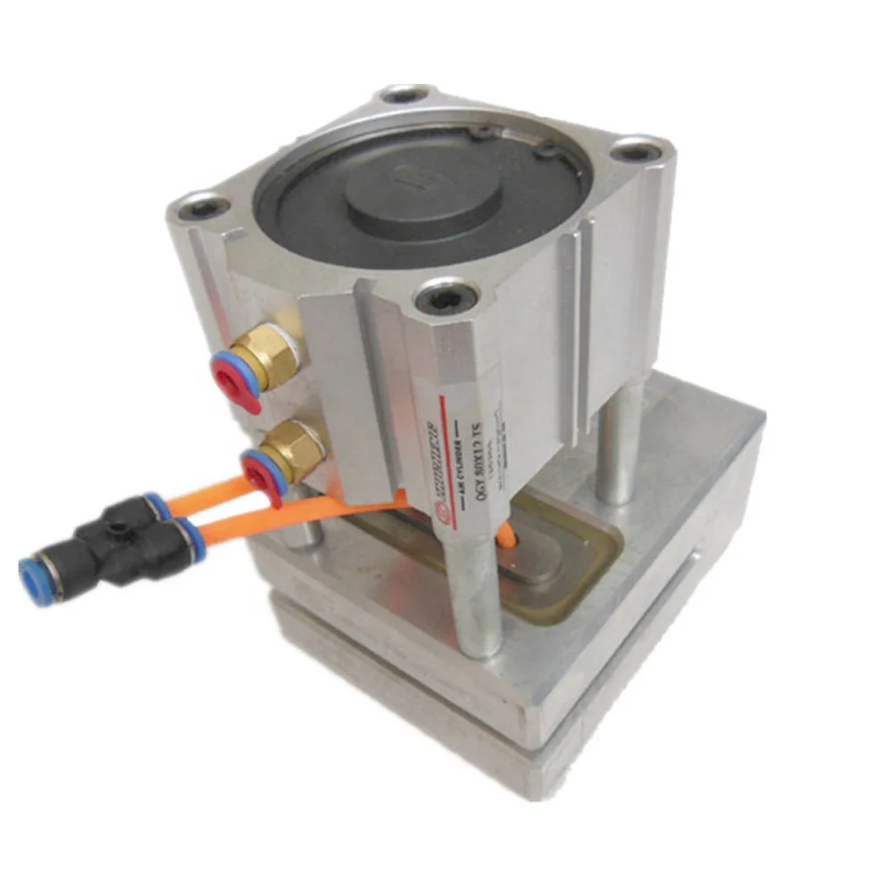 Portable Handle Hole Pneumatic Punching Machine Sizes 80mm*20mm with Foot Switch Non-woven Bag Making Machine Hand Hole Puncher