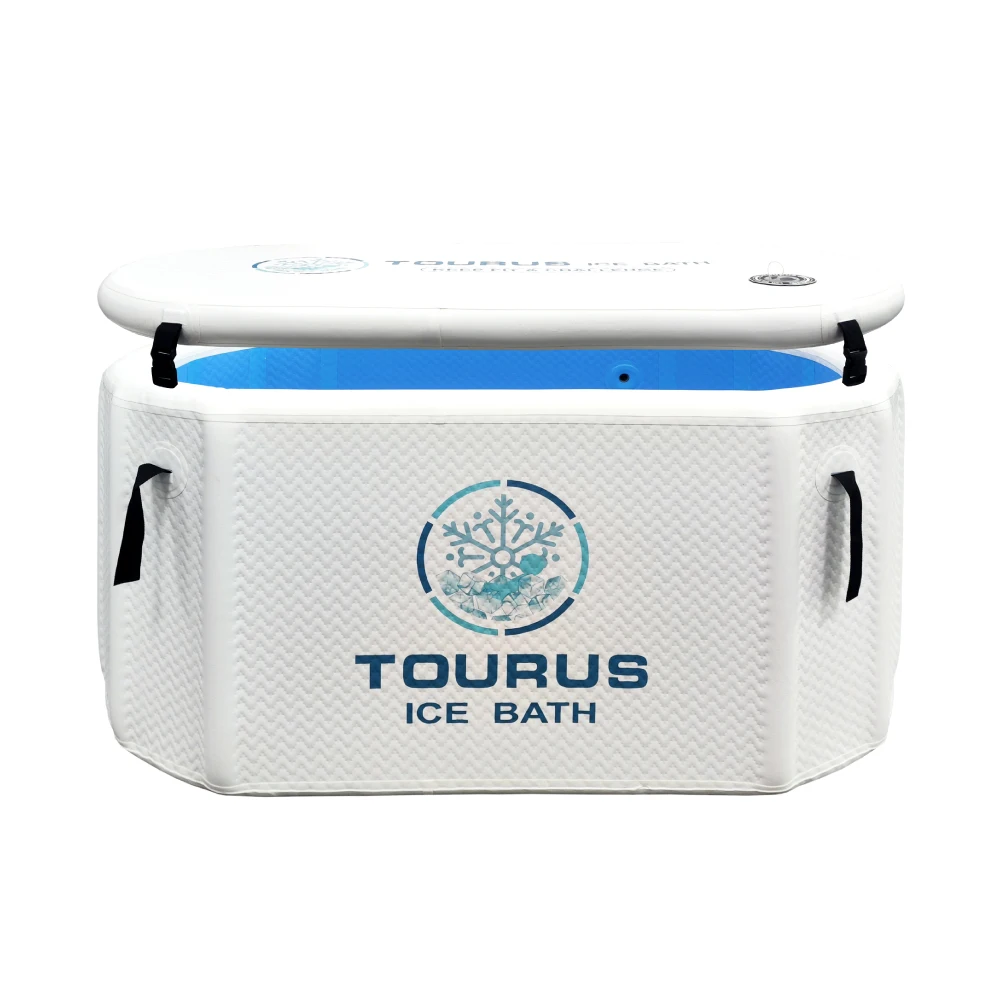 TOURUS Best Selling Pool Tube Tub pvc inflatable folding adult ice bath tub TOURUS Ice Plunge Bath