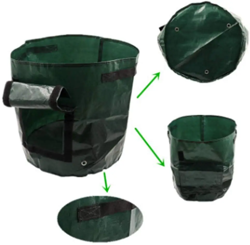 Outdoor 7 Gallon Potato Grow Bags with Flap and Handles Aeration Customized Garden Hydroponic Planter Vegetable Growing Pots