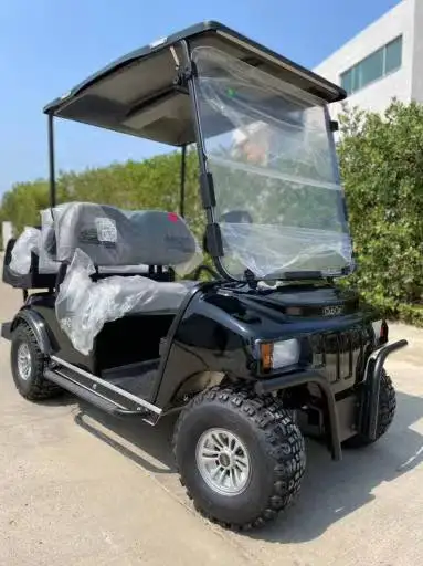 2023 Modle Style Factory 2+2 Seat Sightseeing Bus Club Cart Electric Golf Buggy Hunting Cart
