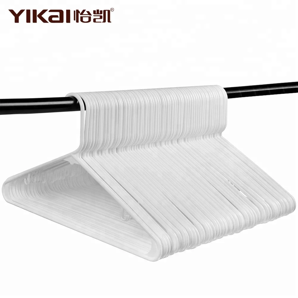 Recycled PP Black Plastic Shirt Hanger Cheap Sale Plastic Vinyl Hanger