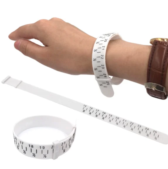 Belt style Standard bracelet measuring ring hand inch measuring tool