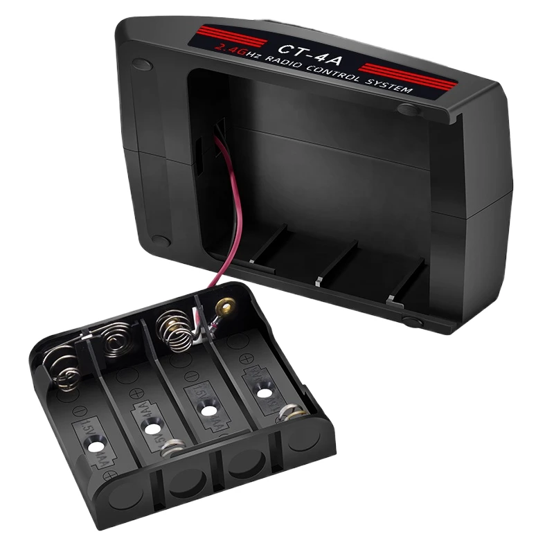 FHSS Radio System Remote Control Transmitter With Receiver For RC Car Boat Tank Truck HOTRC CT-4A 4CH 2.4G