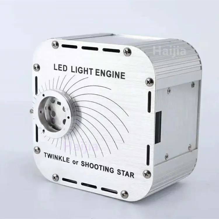 27W RGBW LED chip memory function adjustable speed twinkle DIY Color matching fiber optic illuminator