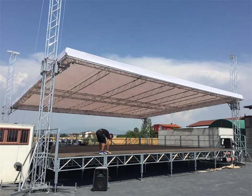 Top quality roof truss 6082-T6 Aluminum Lighting Concert Exhibition Stage Roof Truss