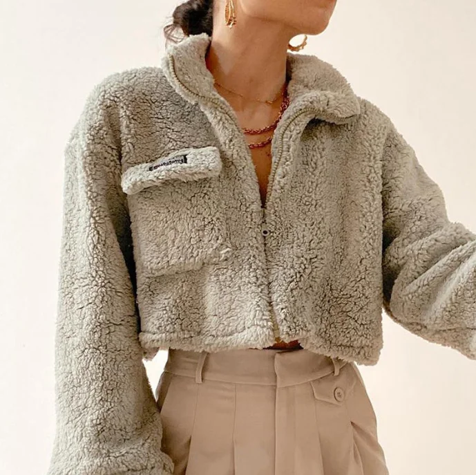 
XG4123 New autumn/Winter 2020 top jacket sexy fashion zipper women coat ladies jacket 