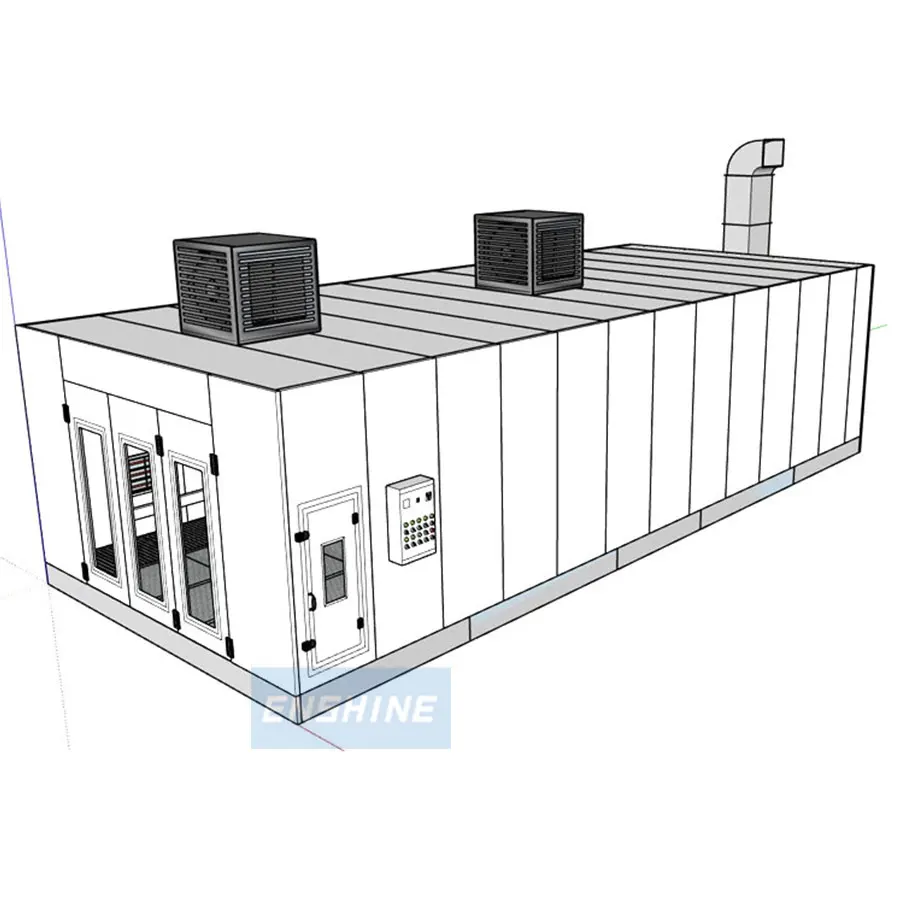 Large Industrial Painting Booth and Baking Room Manufacturer in China Factory Price