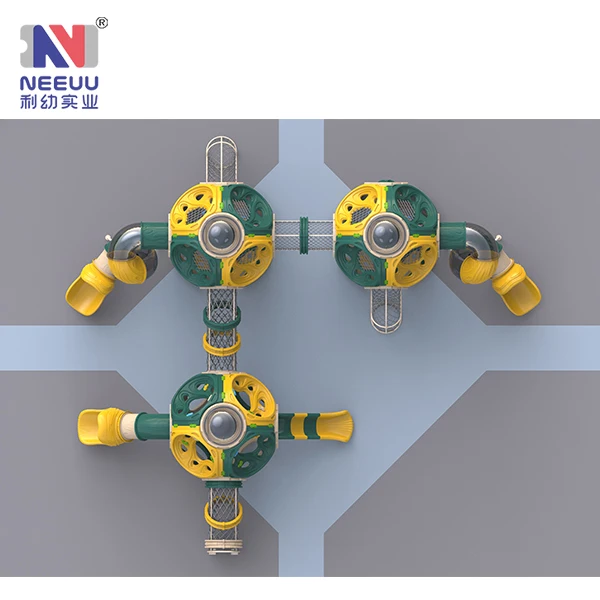 LY12201 Molecular climbing series LLDPE material climbing frame preschool training climbing frame playground sets