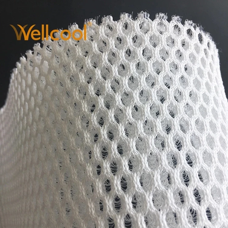 Professional 8mm, 12mm thickness 3d mesh spacer fabric for 3d breathable cooling mattress and pillow