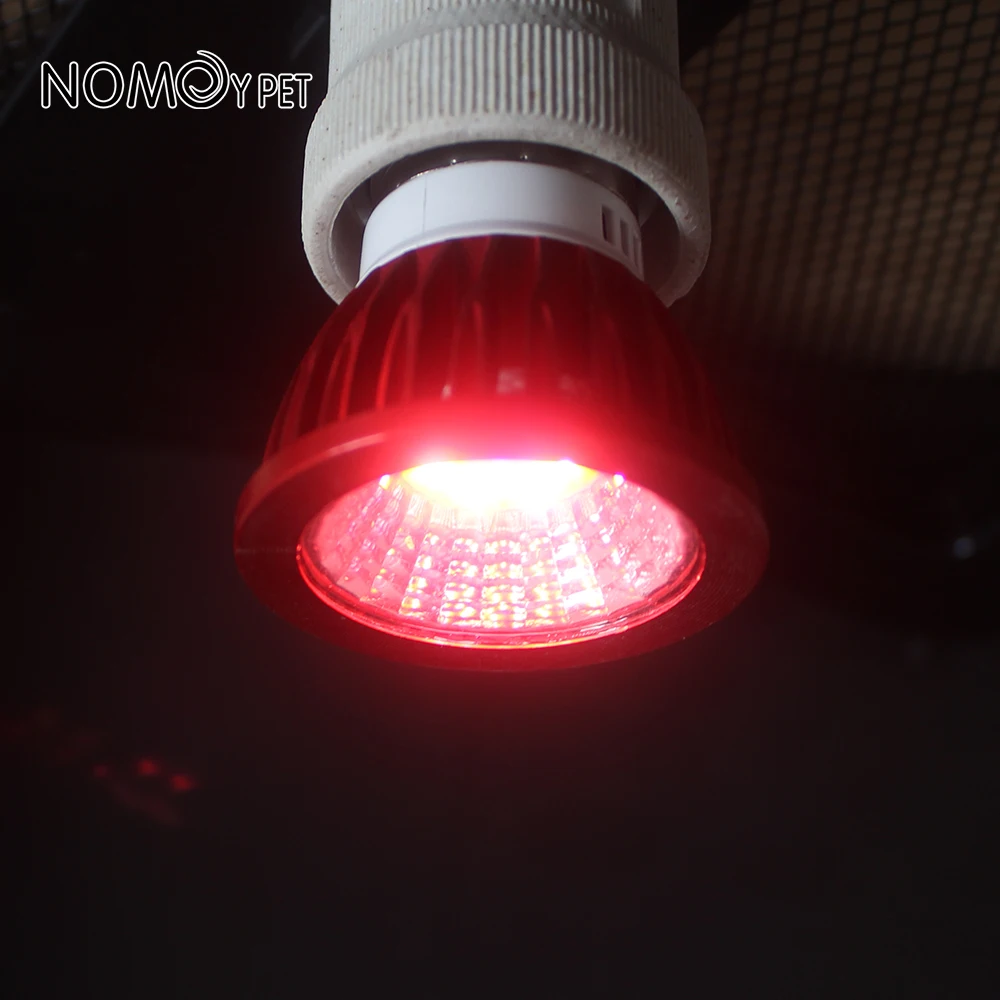 ND-28 PET 2w energy saving Specular Reflection LED Red Light Lamp 110V 220V Bulb Infrared pet insulation lamp for bird turtle