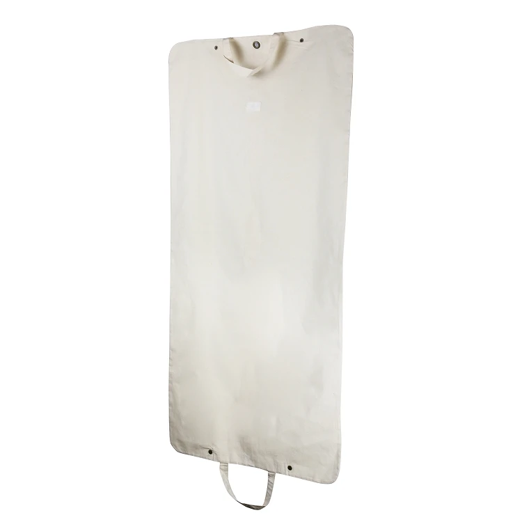 
Wholesale Packaging 120cm Hand Stitch Beige Cotton Eco Friendly Garment Bags Cotton Suit Bags 