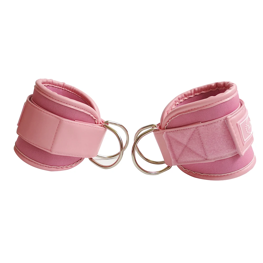 Thick Padded Glute Workout Leather Ankle Strap