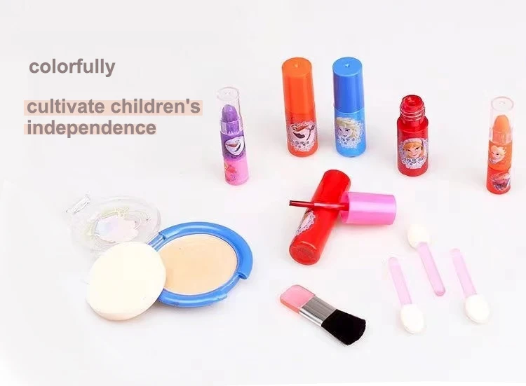 Children Makeup Set Petite Girls Shaped Cosmetics Palette Fashion Kit for Kids Toy Box Beauty Packing Packaging