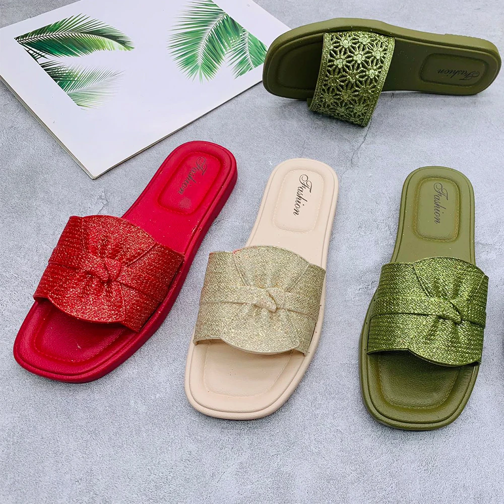 The New Listing Babouche Woman Fashion Cheap Slippers Flat Sandal For Ladies