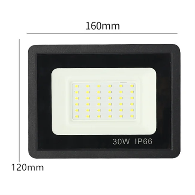 Multi-size Outdoor IP66 Garden Security 10w 20w 30w 50w 100w 150w 200w 300w Led Flood Light for house using