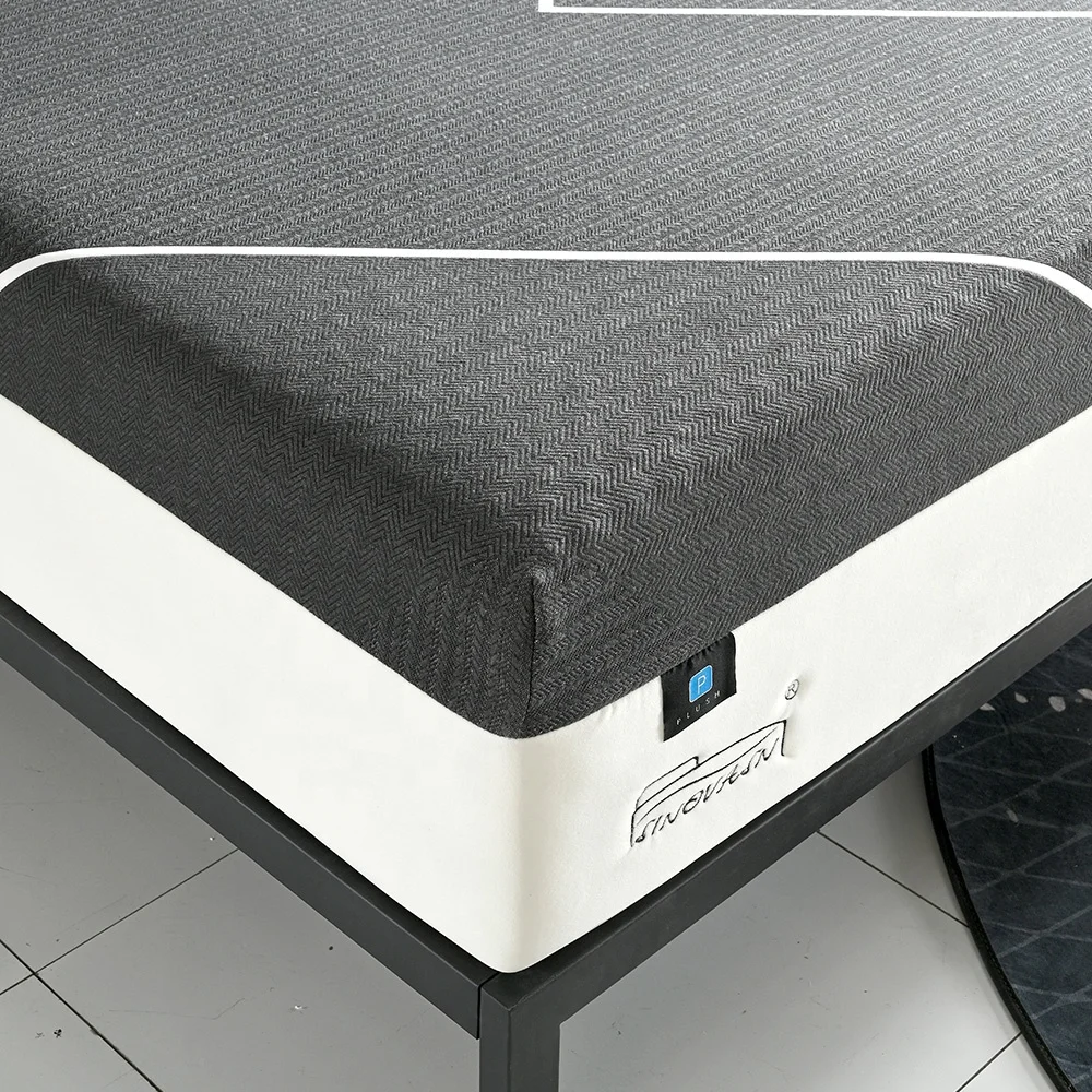Medium Soft cheap mattress Bed 5 Zone Pocket Spring Memory Foam Cooling Mattress latex firmness thickness 13.5 Inch