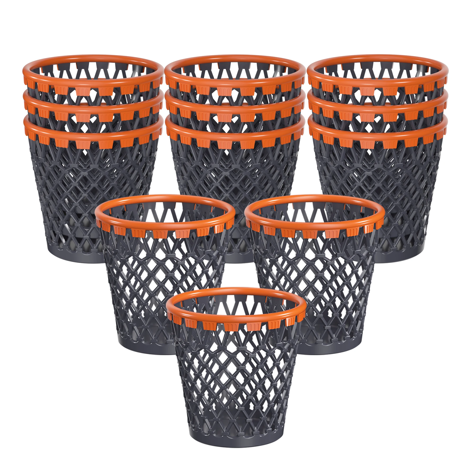 Home Decoration Modern Luxury Funny Morden Mesh Round Desktop Storage Series Stationery Organizer Pen Holder