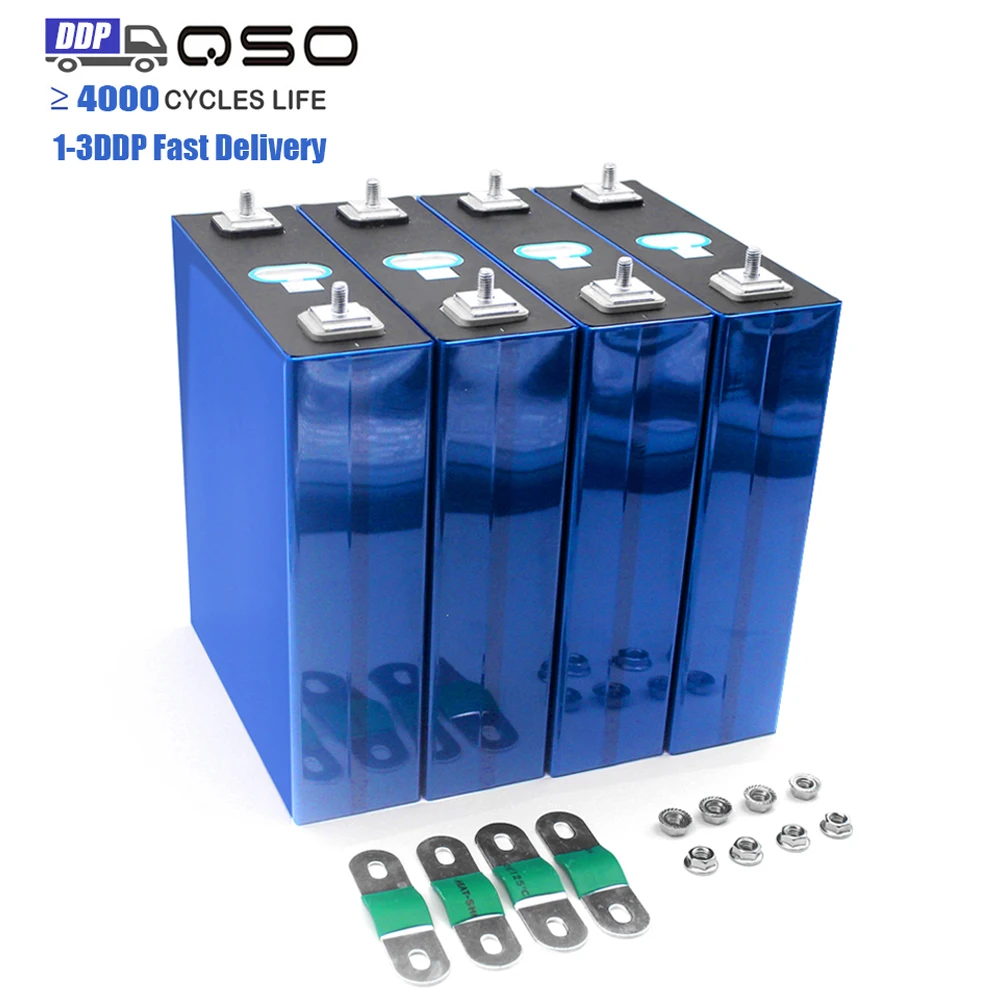 Qishou Grade a Lifepo4 Lfp 230Ah Prismatic Lithium Iron Phosphate Batteries 3.2V Lifepo 200 202 228 230 Ah Amp Lifepro4 Cells