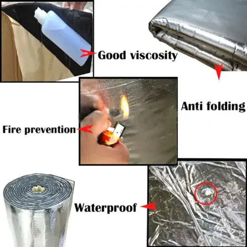 High Quality Support Customized Sizes PE Foam House Wall Aluminum Foil Foam Thermal Insulation