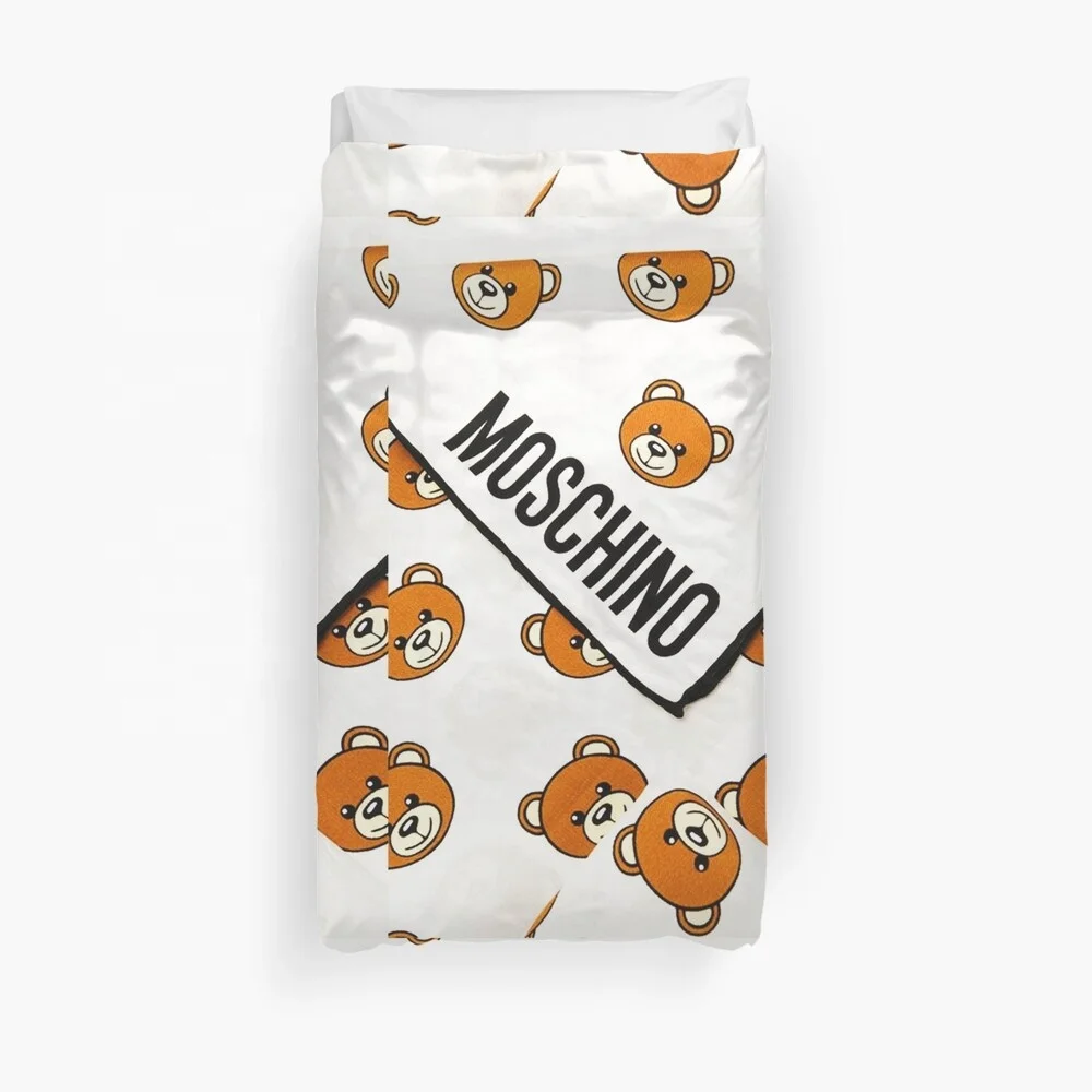  Лидер продаж двуспальные Натяжные простыни moschino постельное белье bts комплект роскошного постельного белья оптовая