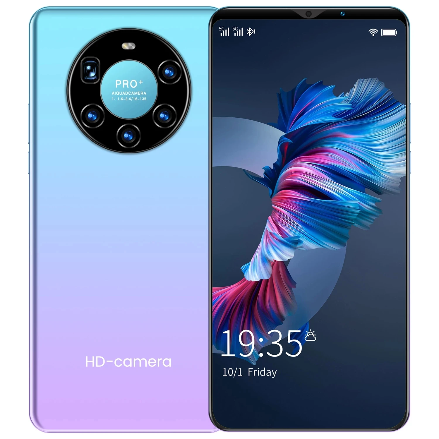 Смартфон Mate 40 Pro, 12 + 512 ГБ, 7,3 дюйма, Android 10,0